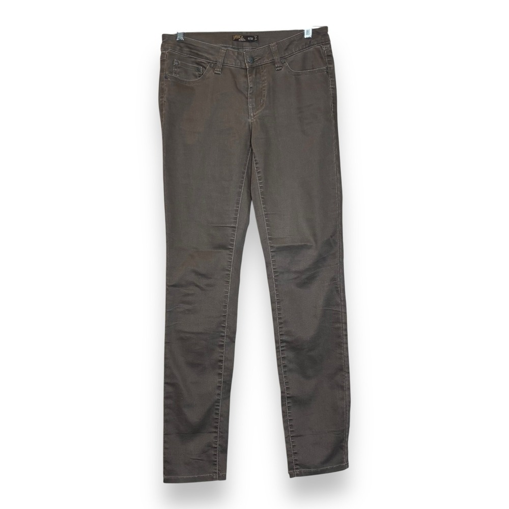 PrAna Women's Size 6/28 Brown Outdoor Hiking Organic Cotton Low Rise Pant‎ Kara